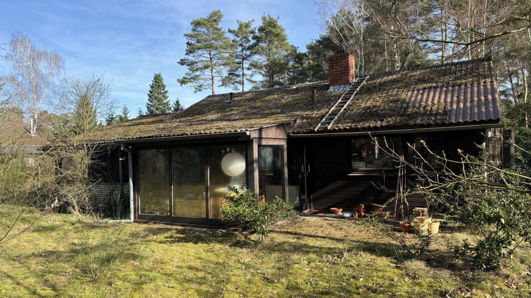 Ansicht vom Garten - Einfamilienhaus in 29475 Gorleben mit 50m² kaufen