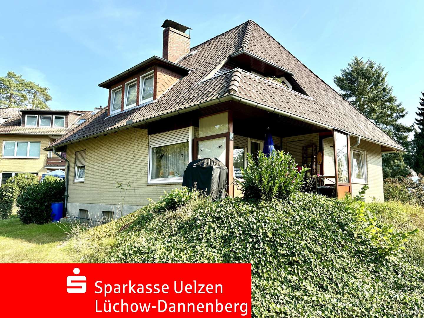 Ansicht aus dem Garten - Zweifamilienhaus in 29549 Bad Bevensen mit 137m² kaufen