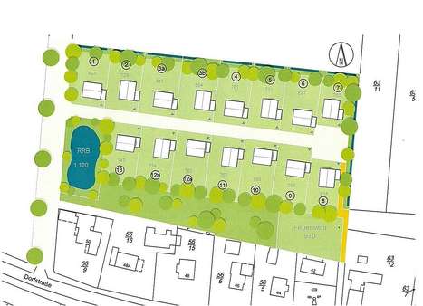 Lageplan - Grundstück in 29643 Neuenkirchen mit 765m² kaufen