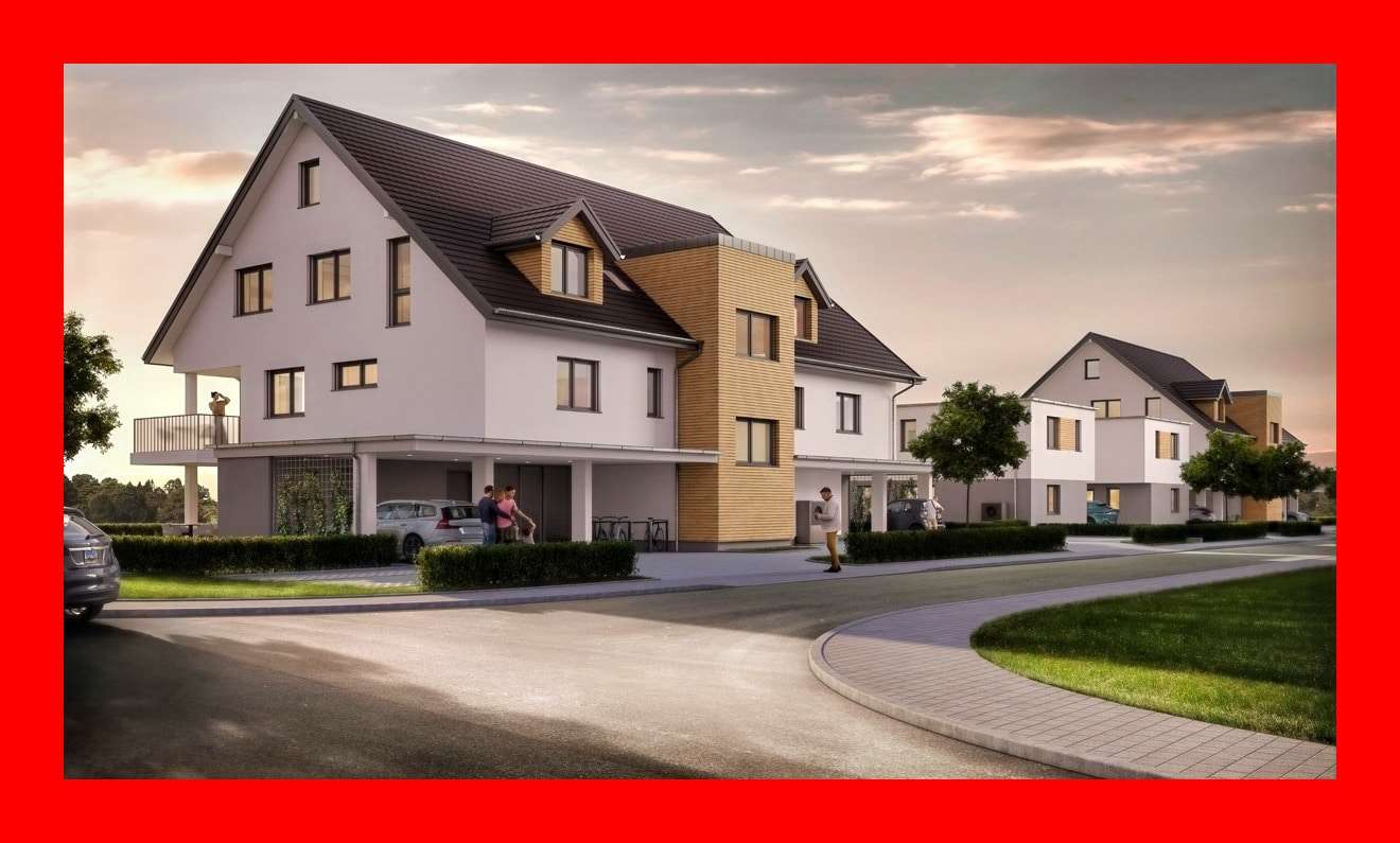 Ansicht Straßenseite - Erdgeschosswohnung in 31157 Sarstedt mit 54m² kaufen