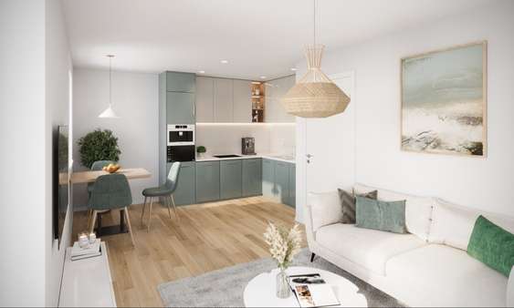 Wohnen & Kochen (Abb. ähnlich) Wohnen & Kochen (Abb. ähnlich) - Erdgeschosswohnung in 31195 Lamspringe mit 66m² kaufen