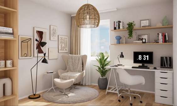 Zweites Zimmer (Abb. ähnl.) - Etagenwohnung in 31195 Lamspringe mit 76m² kaufen