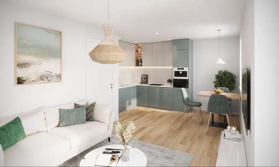 Wohnen & Kochen (Abb. ähnl.) - Etagenwohnung in 31195 Lamspringe mit 66m² kaufen