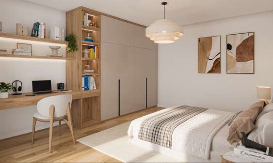 Schlafen (Abb. ähnl.) - Dachgeschosswohnung in 31195 Lamspringe mit 87m² kaufen