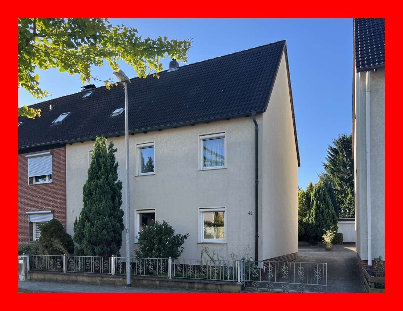 Straßenansicht Straßenansicht - Doppelhaushälfte in 31137 Hildesheim mit 200m² kaufen