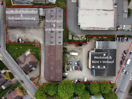 Übersicht Gebäude - Werkstatt in 31157 Sarstedt mit 1324m² kaufen