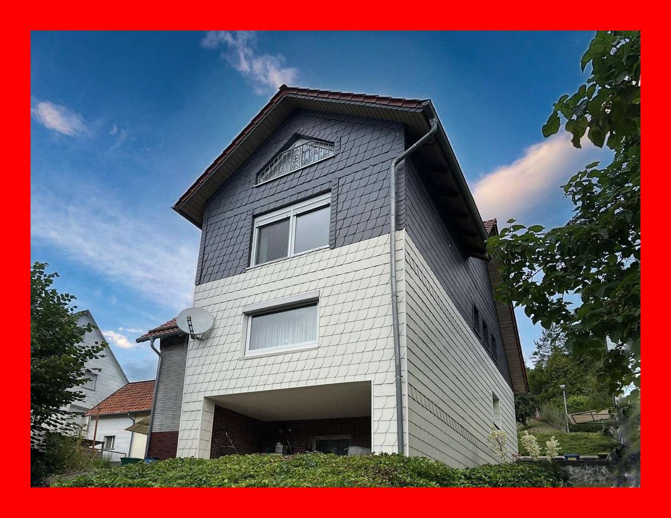Rückansicht Rückansicht - Zweifamilienhaus in 31073 Grünenplan mit 174m² kaufen