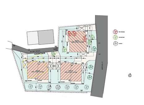 Freiflächenplan - Doppelhaushälfte in 31177 Harsum mit 146m² kaufen