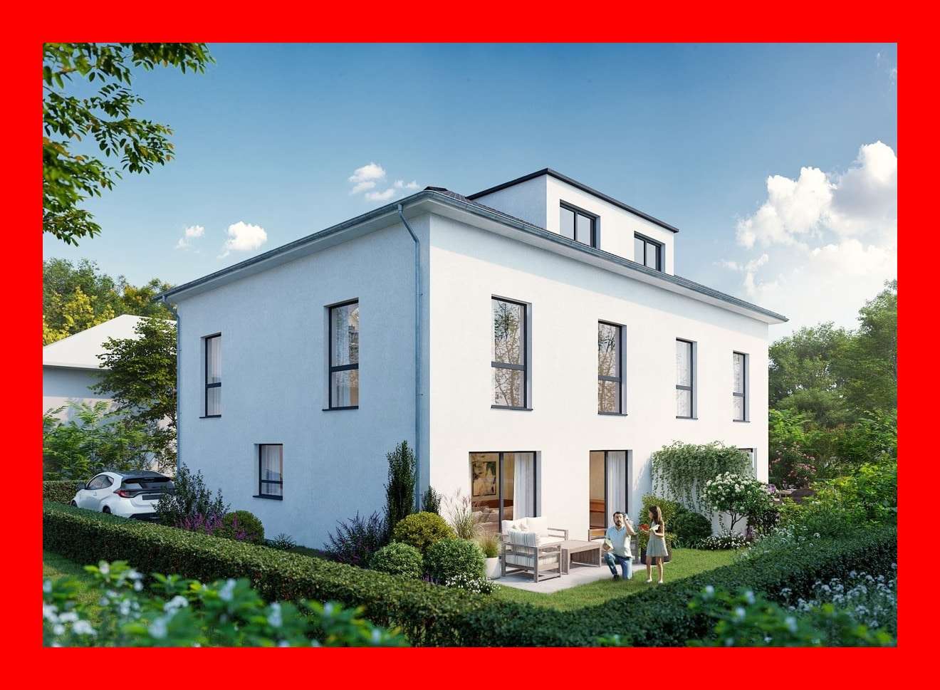 Gartenansicht Gartenansicht - Doppelhaushälfte in 31139 Hildesheim mit 151m² kaufen
