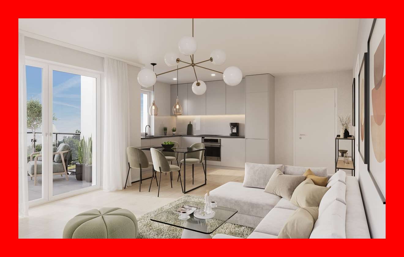 Visualisierung Wohn- & Esszimmer Visualisierung Wohn- & Esszimmer - Etagenwohnung in 31199 Diekholzen mit 94m² kaufen