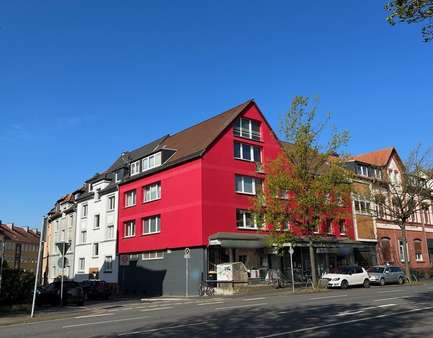 Sicht von der Straße - Wohn- / Geschäftshaus in 31141 Hildesheim mit 400m² als Kapitalanlage kaufen