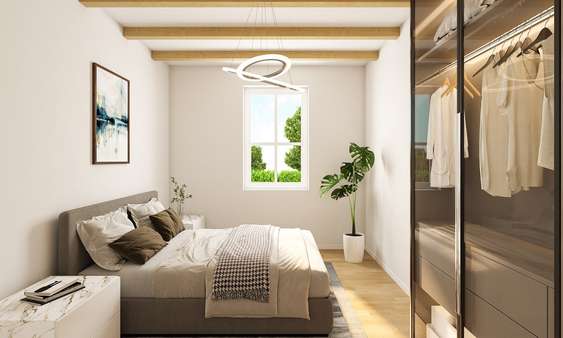 Visualisierung Schlafen - Dachgeschosswohnung in 38678 Clausthal-Zellerfeld mit 104m² kaufen