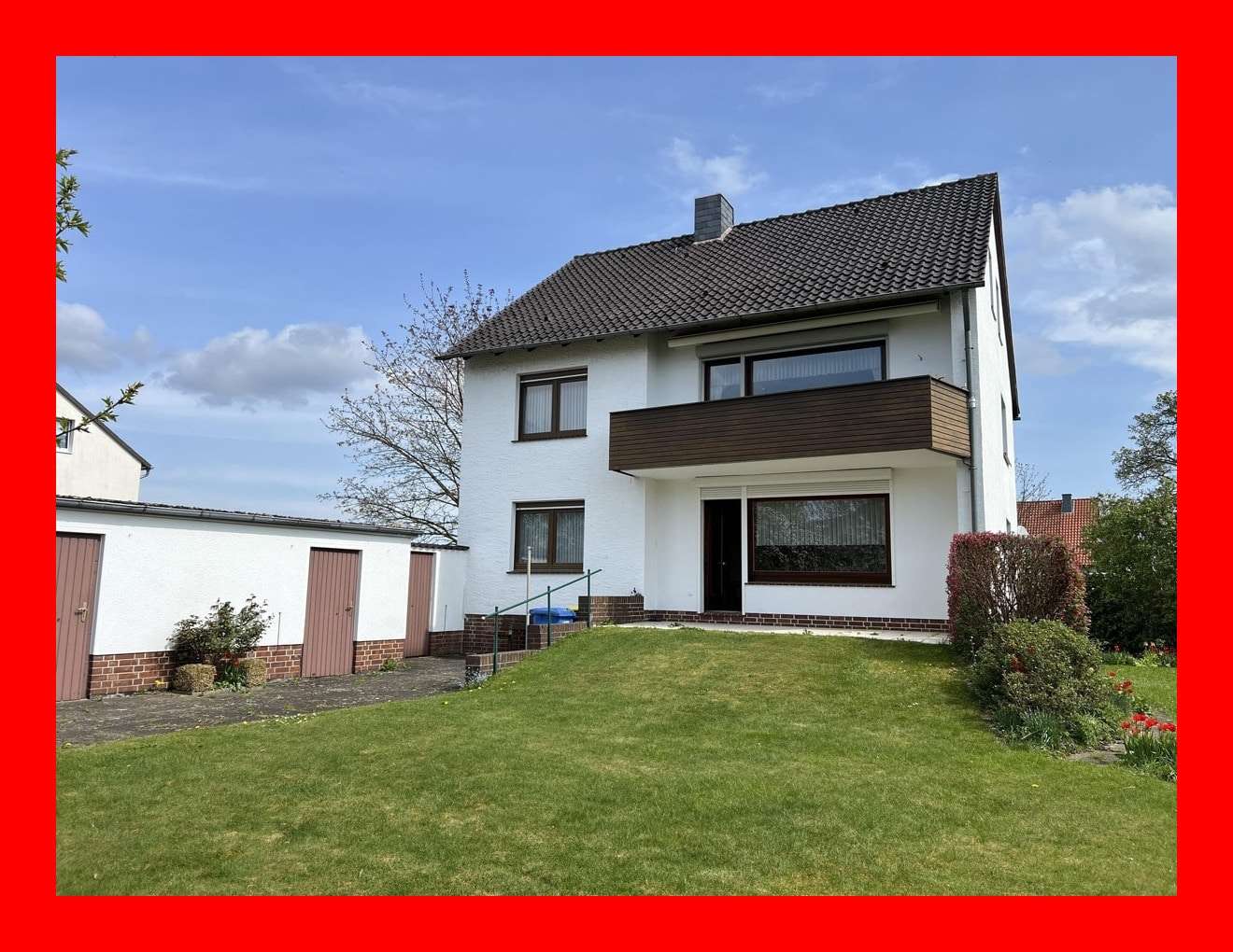 Rückansicht des Hauses Rückansicht des Hauses - Zweifamilienhaus in 31167 Bockenem mit 150m² kaufen