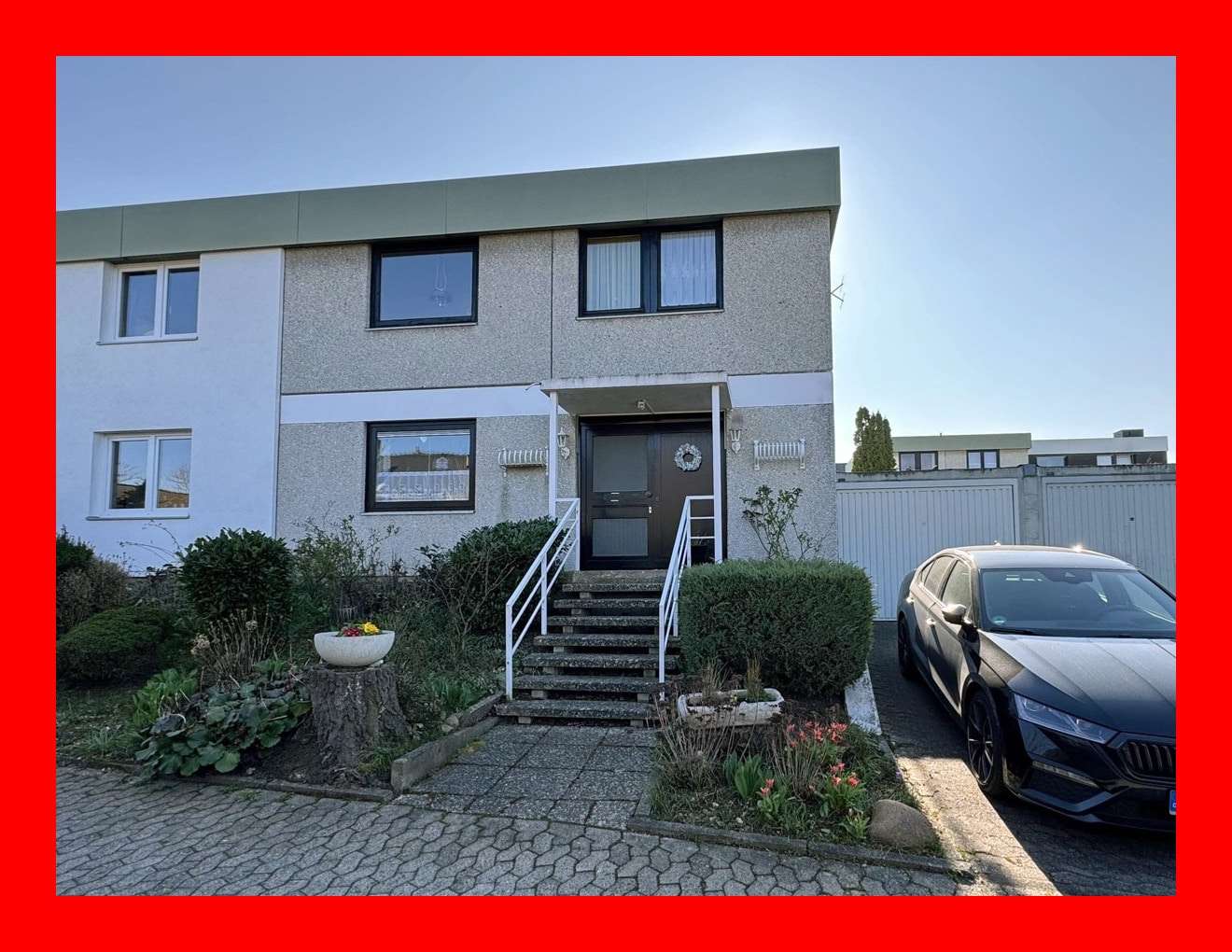 Vorderansicht - Doppelhaushälfte in 31137 Hildesheim mit 122m² kaufen