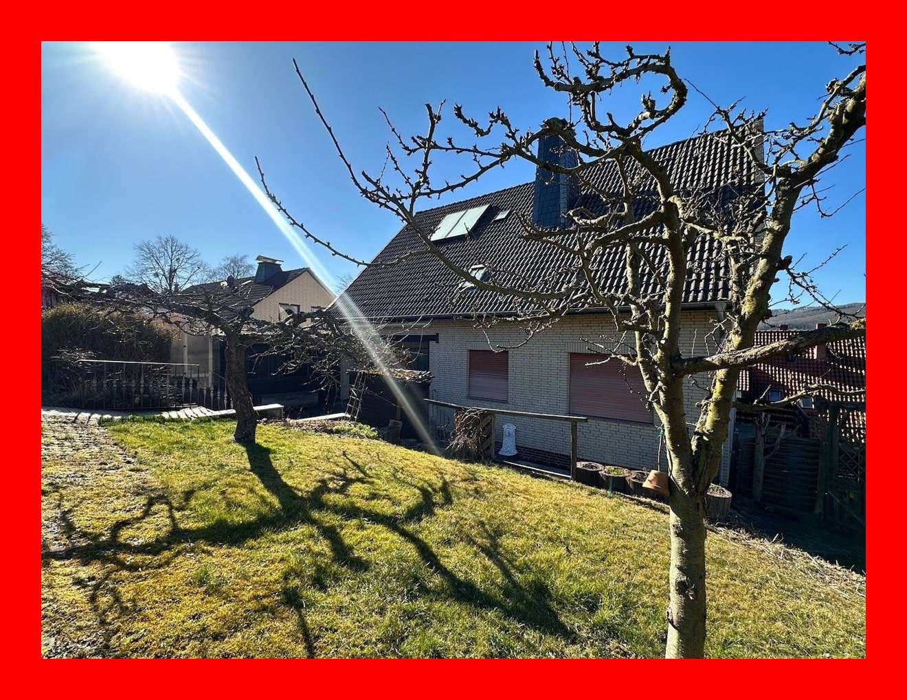 Hausansicht Gartenseite Hausansicht Gartenseite - Einfamilienhaus in 31162 Bad Salzdetfurth mit 227m² kaufen