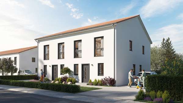 Straßenansicht Straßenansicht - Doppelhaushälfte in 31157 Sarstedt mit 138m² kaufen