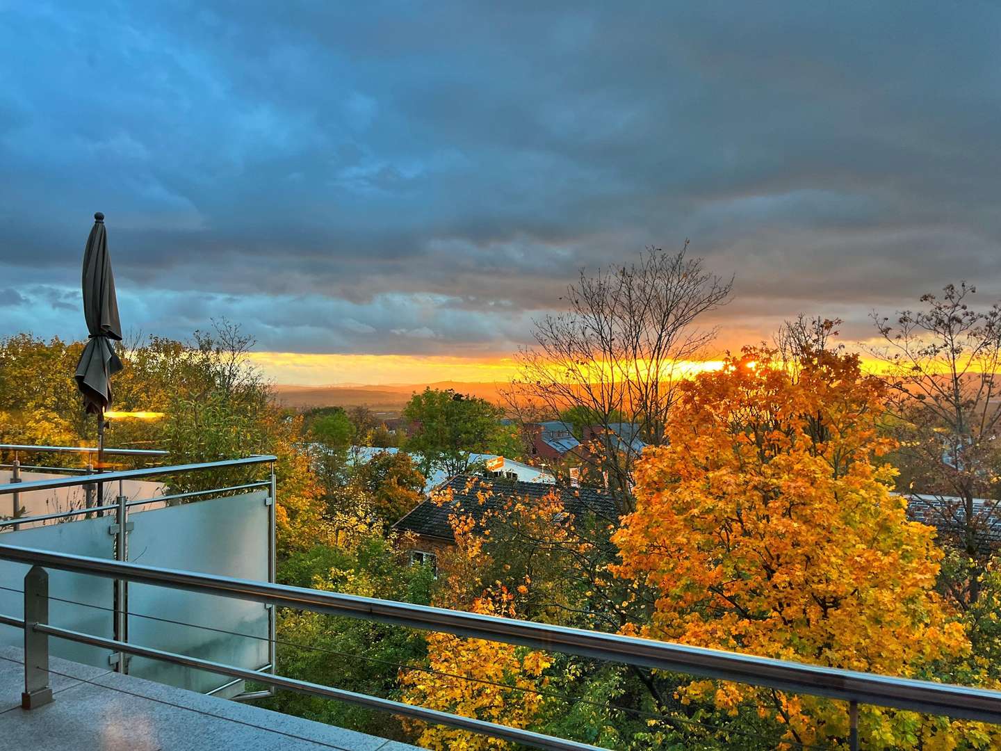 Blick vom Balkon - Penthouse-Wohnung in 37085 Göttingen mit 149m² kaufen