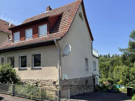 Giebelansicht Giebelansicht - Einfamilienhaus in 34346 Hann. Münden mit 119m² kaufen