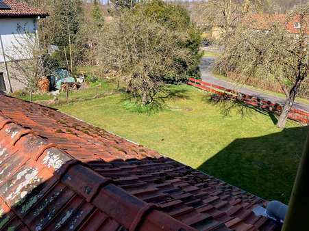 Blick in den Garten vom OG Blick in den Garten vom OG - Doppelhaushälfte in 37133 Friedland mit 139m² kaufen
