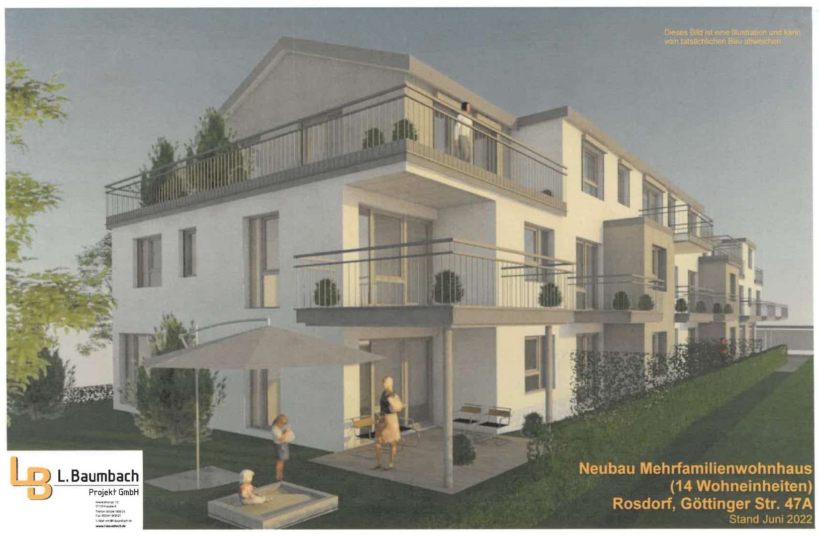 Ansicht - Etagenwohnung in 37124 Rosdorf mit 85m² kaufen