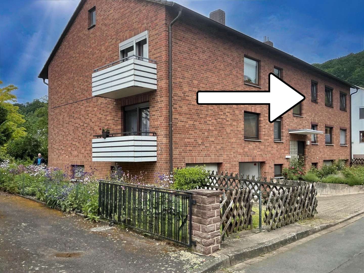 Giebelansicht - Etagenwohnung in 34346 Hann. Münden mit 81m² kaufen