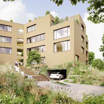 Einfahrt Tiefgarage - Maisonette-Wohnung in 37075 Göttingen mit 243m² kaufen