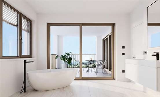 Modernes Badezimmer - Maisonette-Wohnung in 37075 Göttingen mit 243m² kaufen