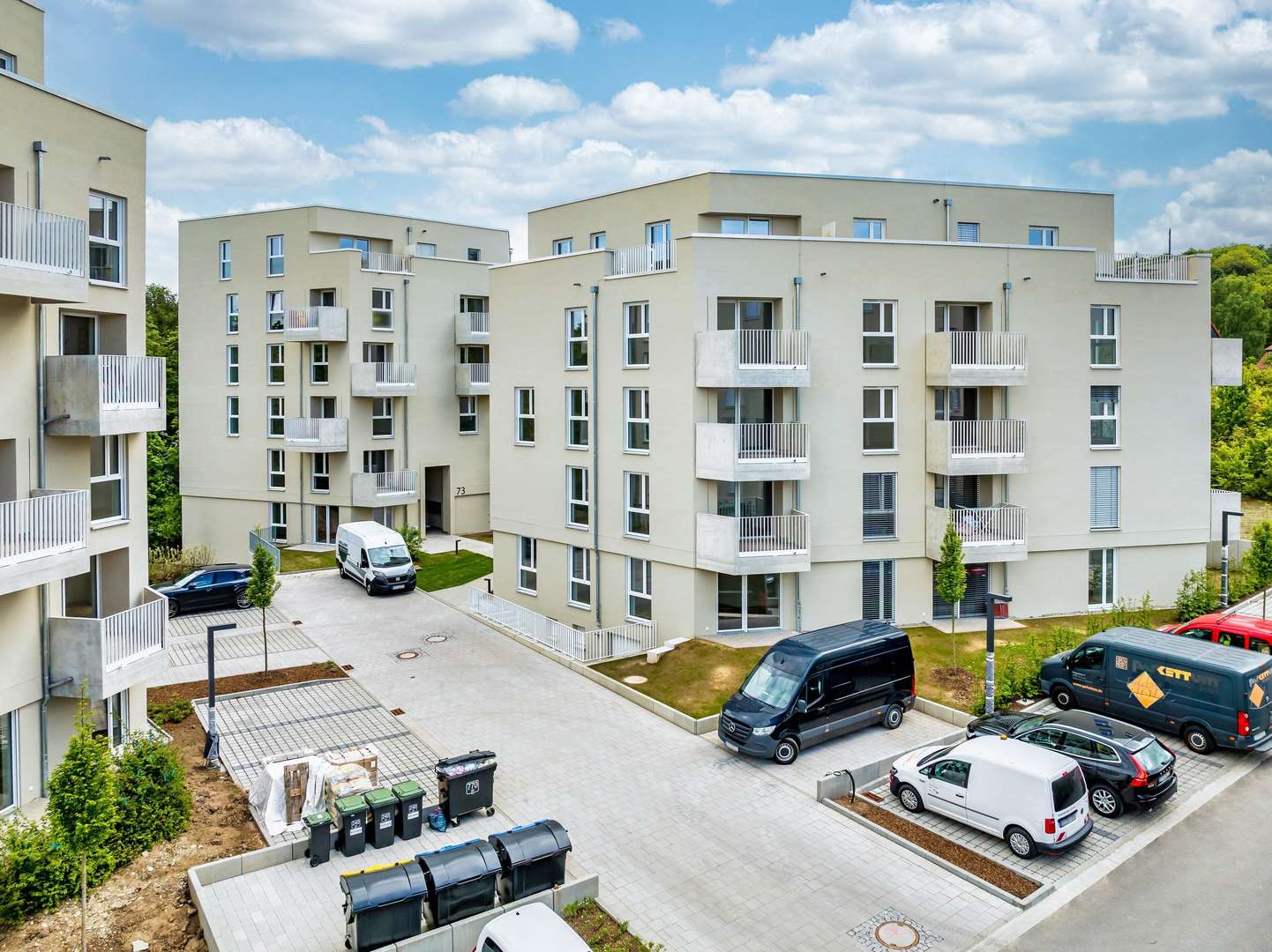 Blick in die Anlage - Etagenwohnung in 37075 Göttingen mit 82m² kaufen