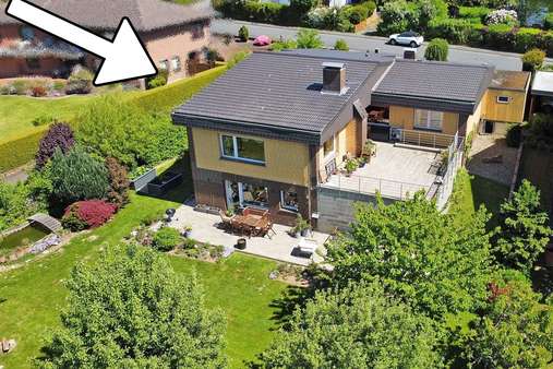 Gartenansicht - Zweifamilienhaus in 34346 Hann. Münden mit 200m² kaufen
