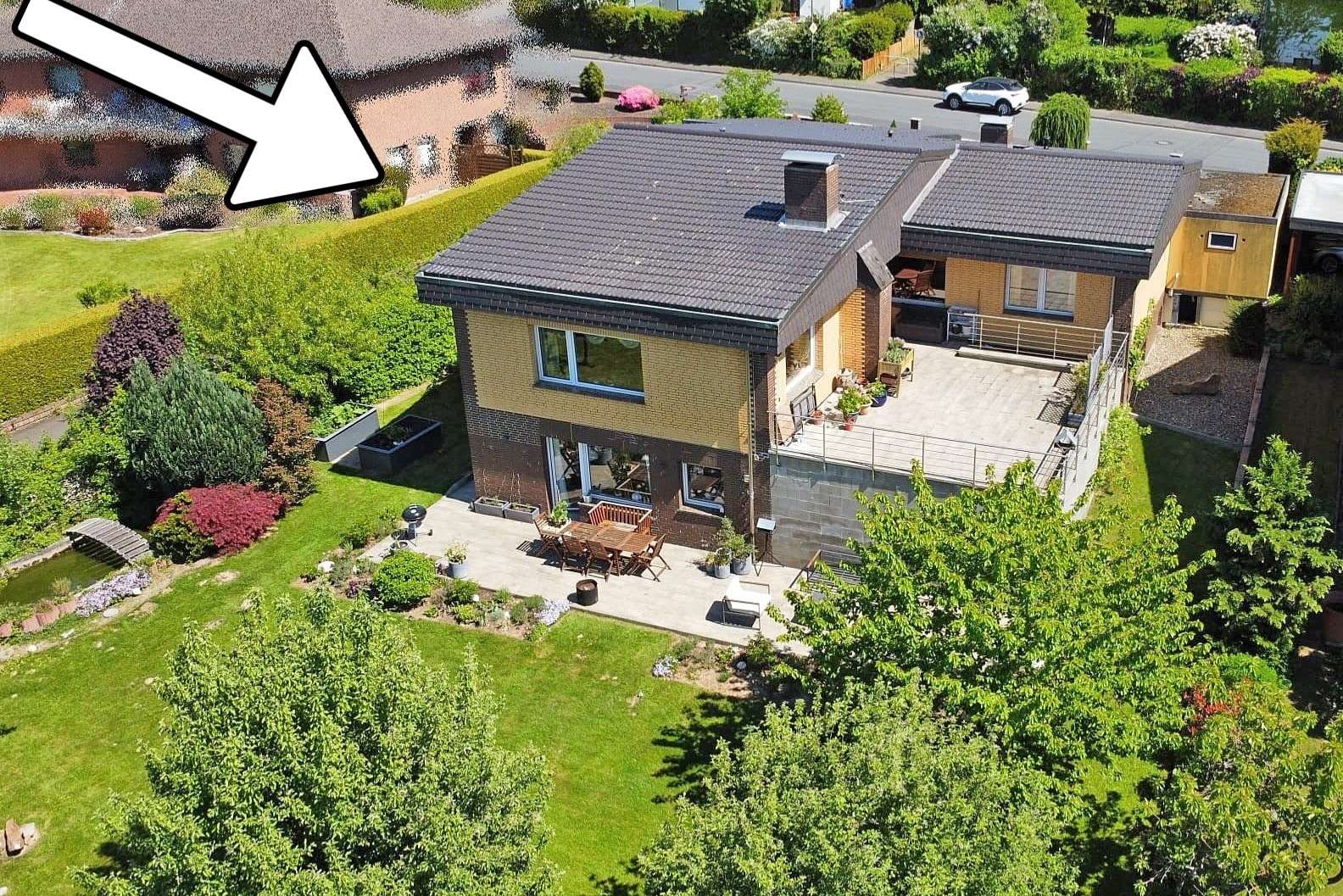 Gartenansicht Gartenansicht - Zweifamilienhaus in 34346 Hann. Münden mit 200m² kaufen