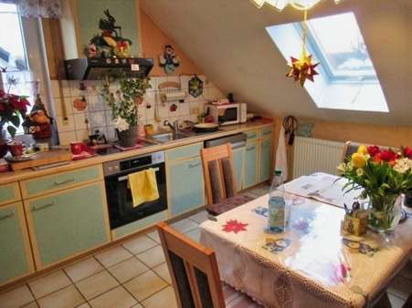 Küche im Dachgeschoss - Zweifamilienhaus in 37115 Duderstadt mit 213m² kaufen