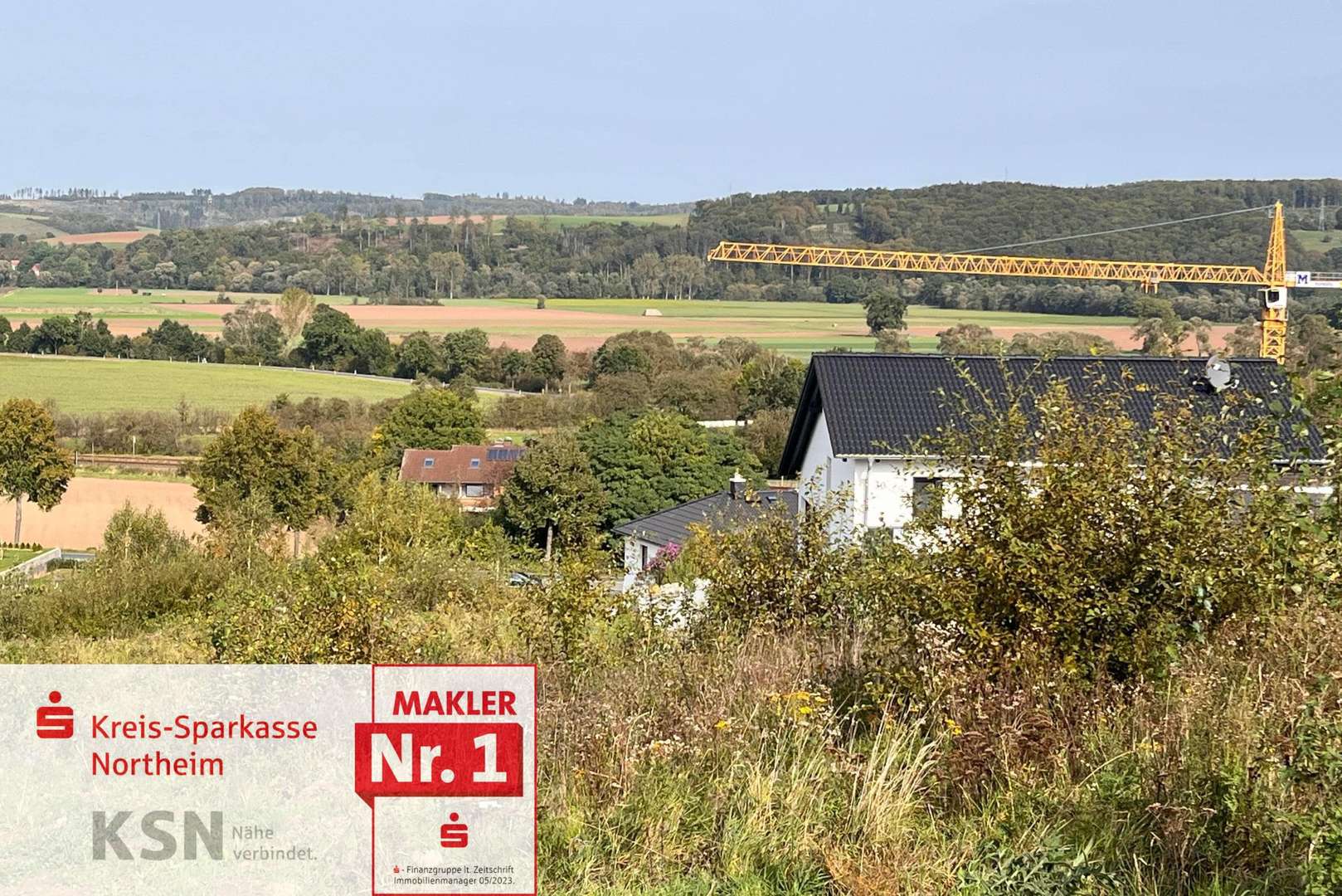 Ausblick Baugrundstück - Grundstück in 37191 Katlenburg-Lindau mit 648m² kaufen