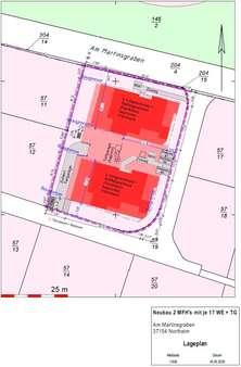 Lageplan - Etagenwohnung in 37154 Northeim mit 65m² kaufen