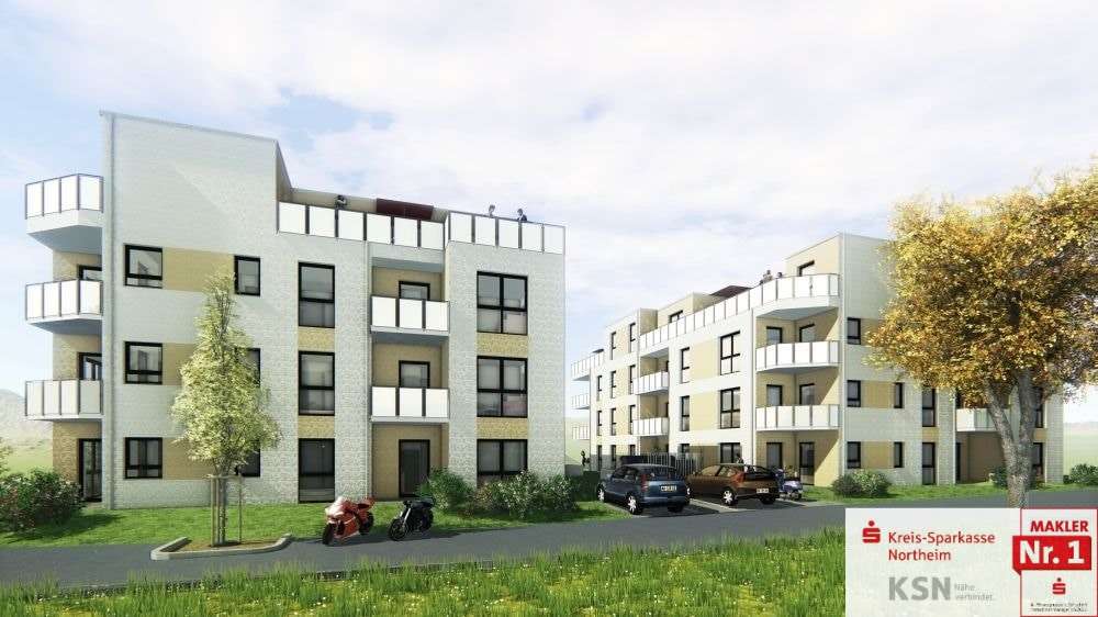 Vorderansicht - Etagenwohnung in 37154 Northeim mit 58m² kaufen