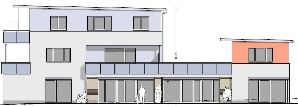 Ansicht Süd - Erdgeschosswohnung in 37176 Nörten-Hardenberg mit 61m² kaufen