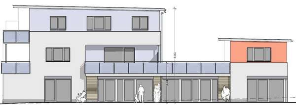 Ansicht Süd - Etagenwohnung in 37176 Nörten-Hardenberg mit 88m² kaufen