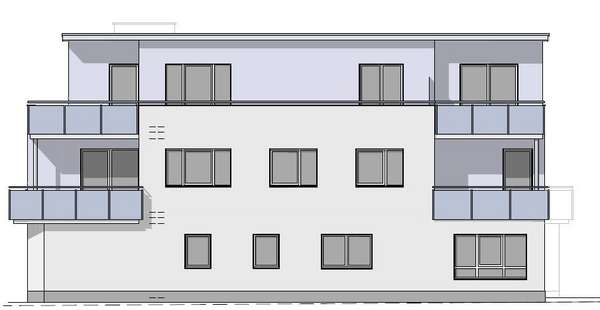 Ansicht West - Dachgeschosswohnung in 37176 Nörten-Hardenberg mit 89m² kaufen