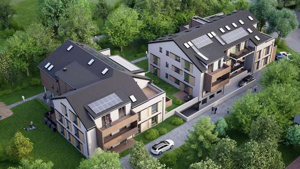 Ansicht Luft Nordwest - Erdgeschosswohnung in 37079 Göttingen mit 96m² kaufen