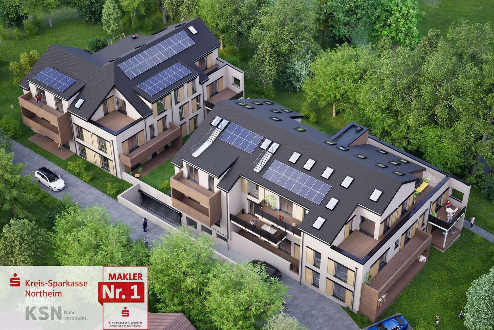 Ansicht Luft Südwest - Etagenwohnung in 37079 Göttingen mit 89m² kaufen