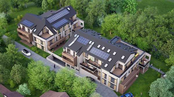 Ansicht Luft Südwest - Dachgeschosswohnung in 37079 Göttingen mit 124m² kaufen
