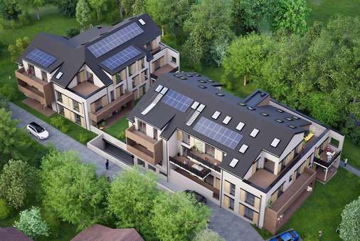 Ansicht Luft Südwest - Dachgeschosswohnung in 37079 Göttingen mit 122m² kaufen