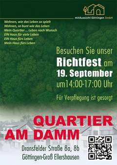 Richtsfest Anzeige 19.09.2025 Richtsfest Anzeige 19.09.2025 - Erdgeschosswohnung in 37079 Göttingen mit 104m² kaufen