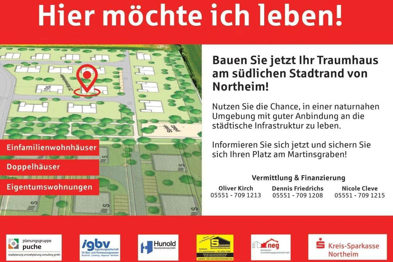 Baugebiet - Grundstück in 37154 Northeim mit 682m² kaufen