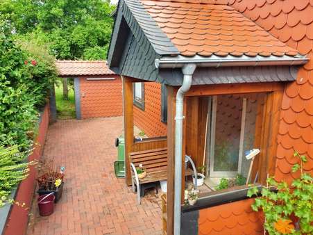 Außen Hof und Garten, Südseite Außen Hof und Garten, Südseite - Einfamilienhaus in 37431 Bad Lauterberg mit 150m² kaufen