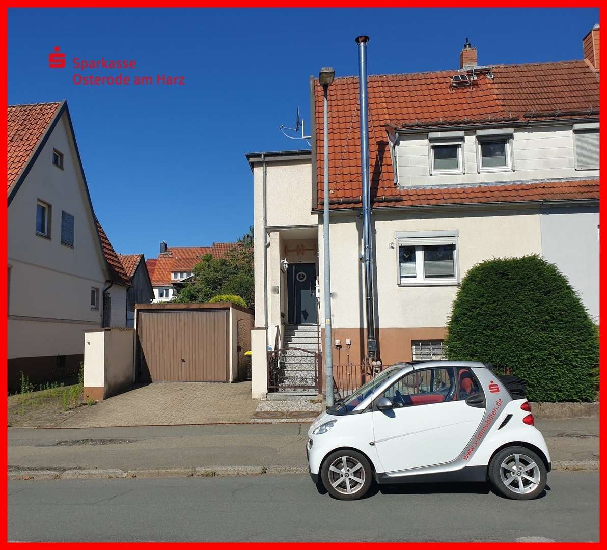 Vorgarten Hauseingang - Doppelhaushälfte in 37441 Bad Sachsa mit 100m² kaufen