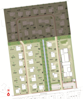 Lageplan 1. und 2. Abschnitt - Grundstück in 37441 Bad Sachsa mit 724m² kaufen