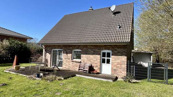 Blick auf die Terrasse 3 Blick auf die Terrasse 3 - Einfamilienhaus in 49434 Neuenkirchen-Vörden mit 124m² kaufen