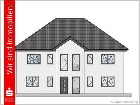 Nordansicht - Erdgeschosswohnung in 49082 Osnabrück mit 85m² kaufen