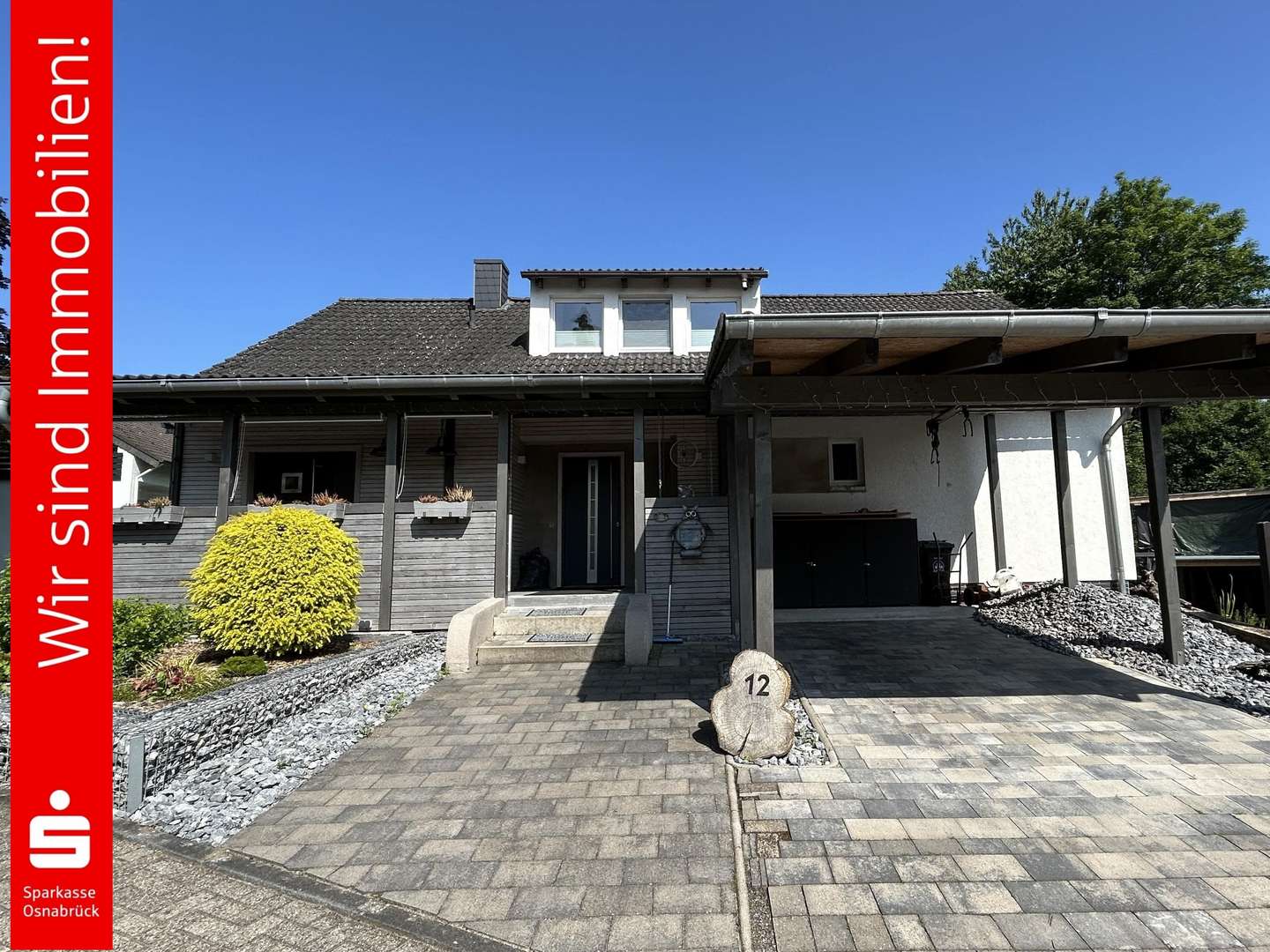 Ansicht Westen Ansicht Westen - Einfamilienhaus in 49186 Bad Iburg mit 220m² kaufen