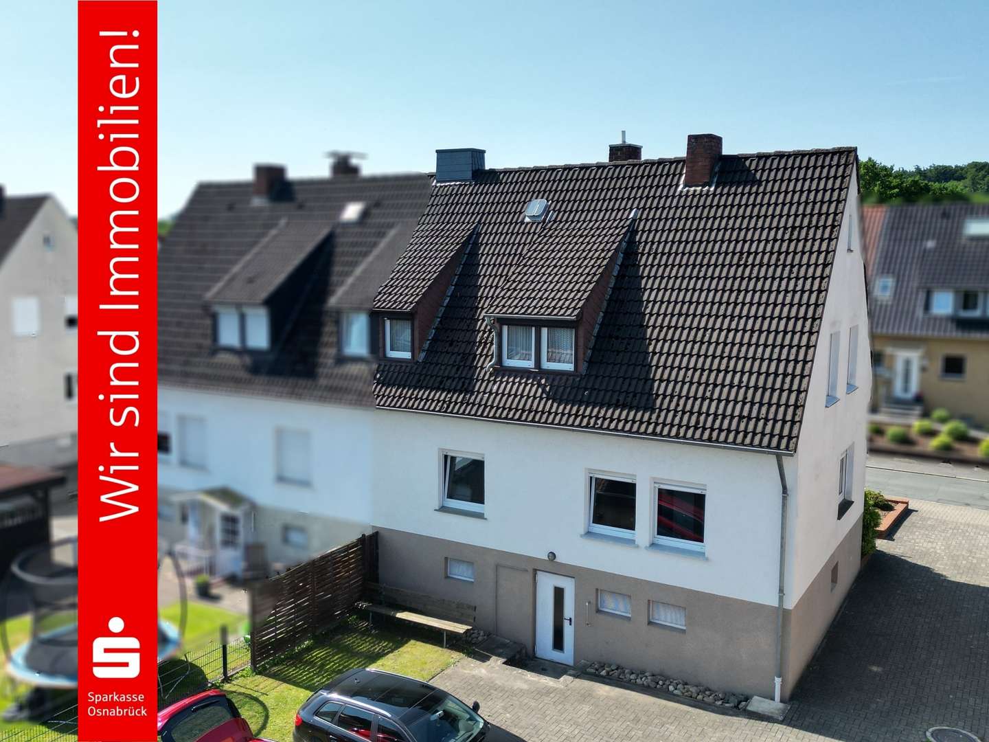 Gartenansicht 4:3 Gartenansicht 4:3 - Doppelhaushälfte in 49205 Hasbergen mit 101m² kaufen